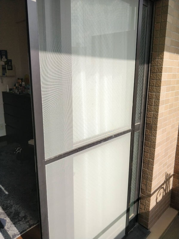 各務原市のお客様網戸の張替え写真