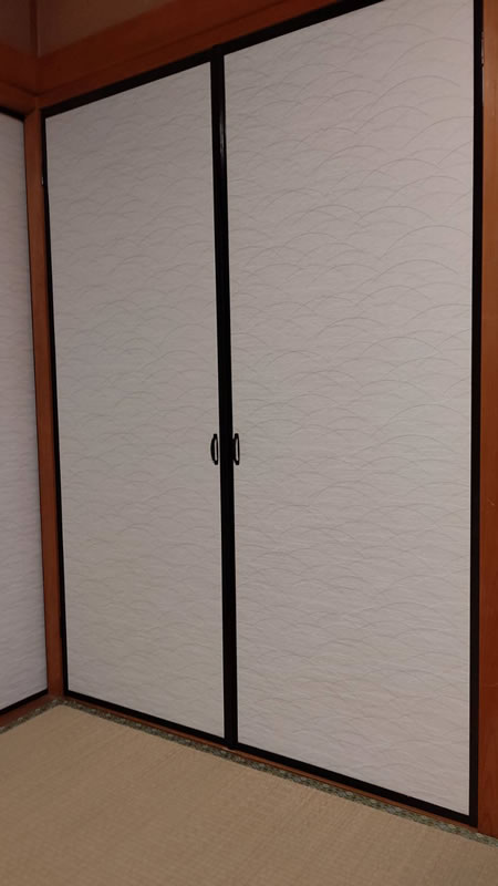 各務原市のお客様襖の張替え写真