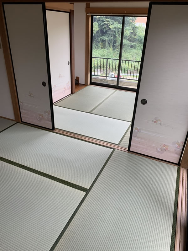 海津市のお客様網戸の張替え写真