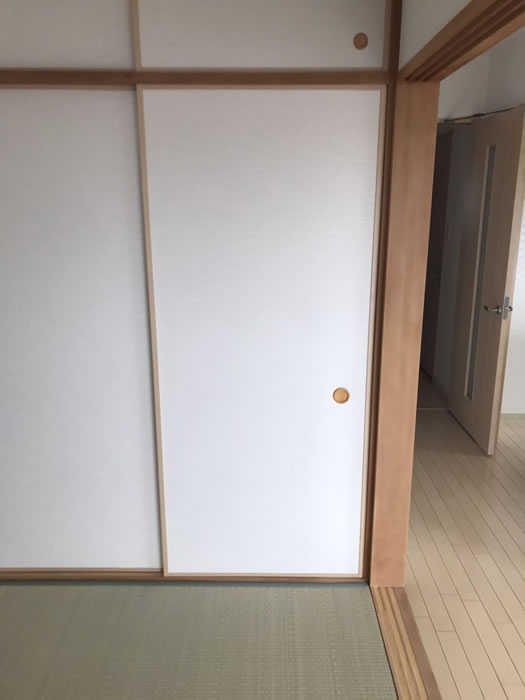 みどり市のお客様襖の張替え写真