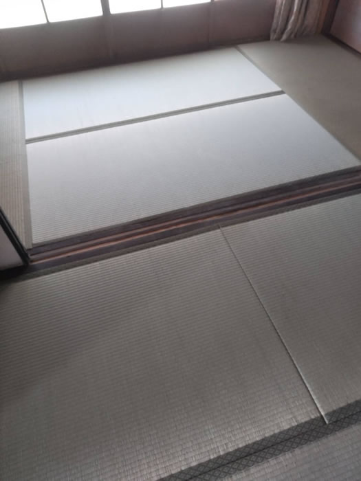 みどり市のお客様畳の張替え写真