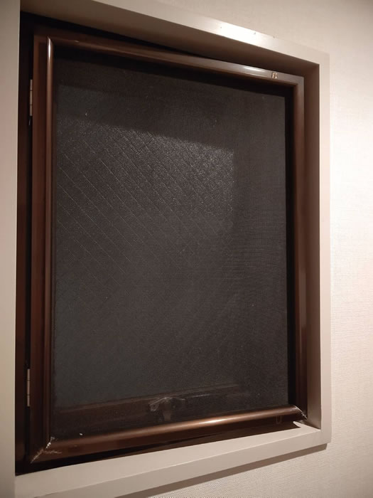 沼田市のお客様網戸の張替え写真