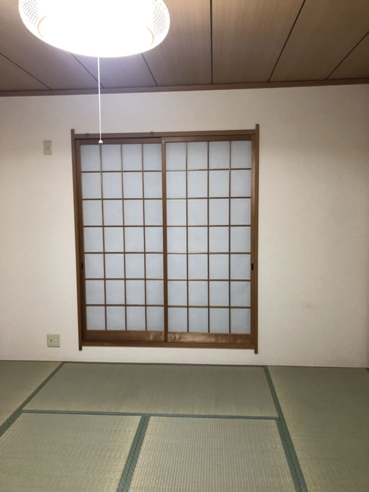 渋川市のお客様障子の張替え写真