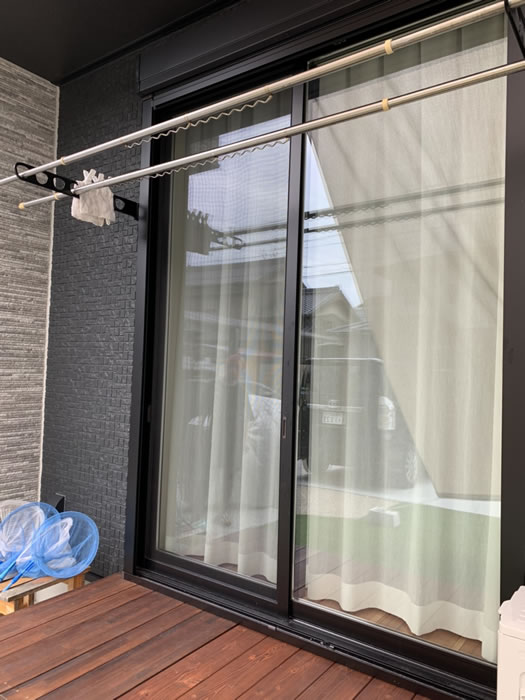 高崎市のお客様網戸の張替え写真