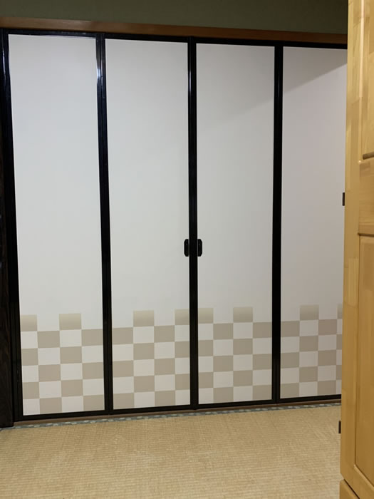 高崎市のお客様襖の張替え写真