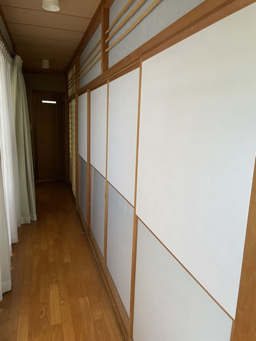 高崎市のお客様障子の張替え写真