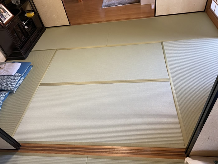 明石市のお客様網戸の張替え写真