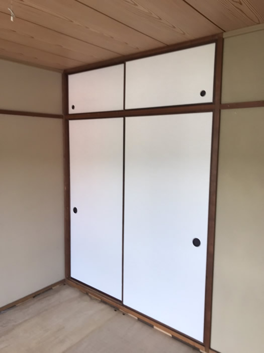 赤穂市のお客様襖の張替え写真