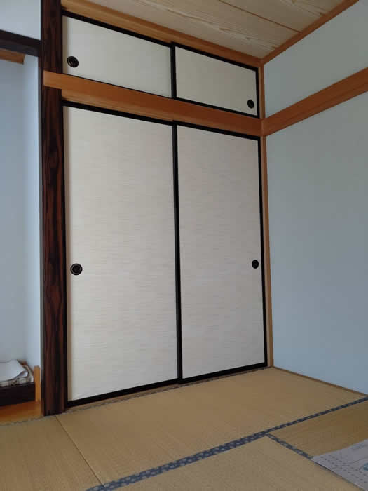 赤穂市のお客様襖の張替え写真