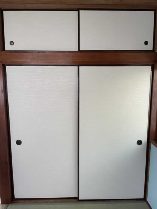 尼崎市のお客様襖の張替え写真