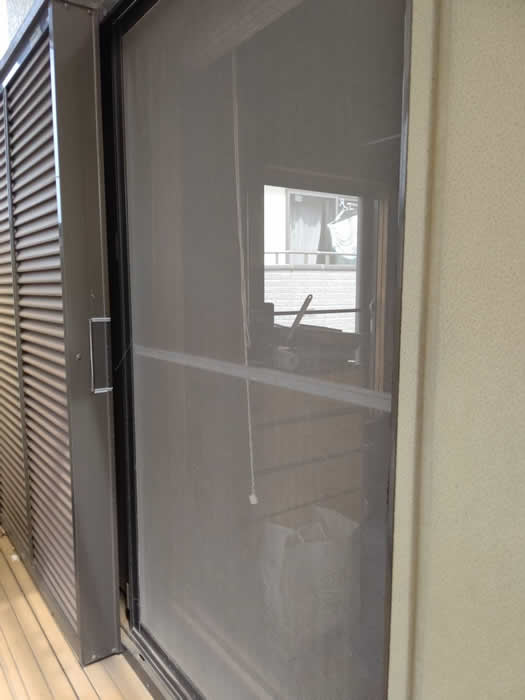 朝来市のお客様網戸の張替え写真