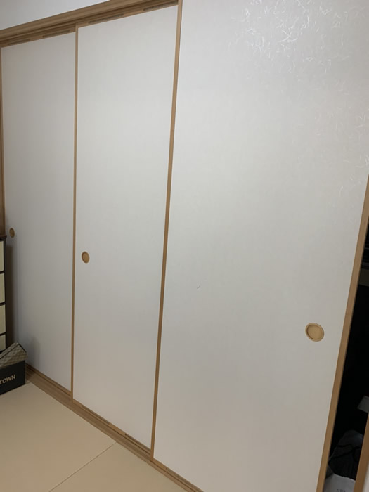 朝来市のお客様襖の張替え写真