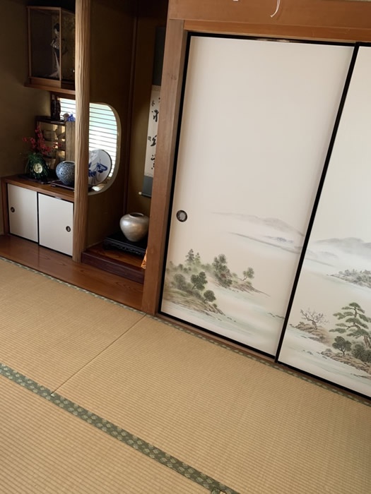 朝来市のお客様襖の張替え写真