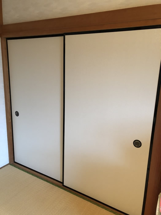 淡路市のお客様襖の張替え写真