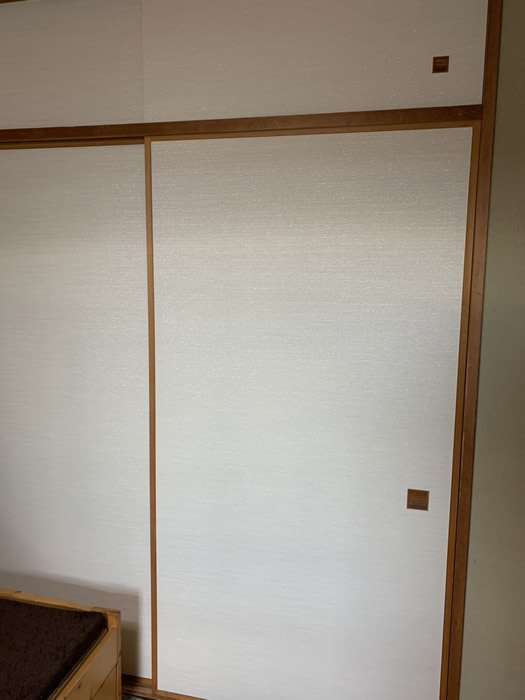 伊丹市のお客様襖の張替え写真
