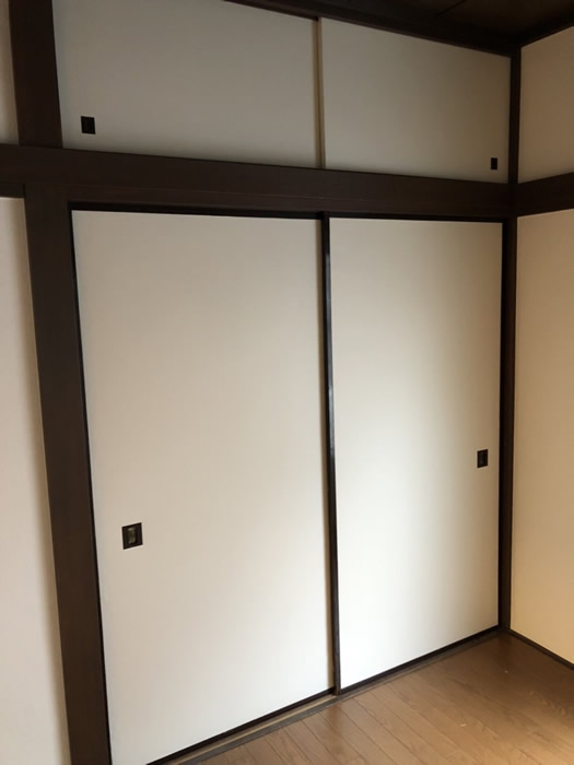 伊丹市のお客様襖の張替え写真