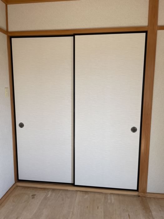 伊丹市のお客様襖の張替え写真