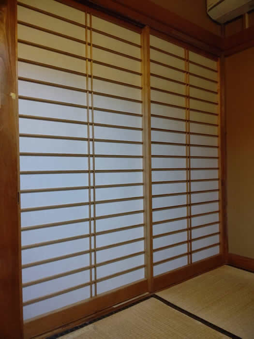 伊丹市のお客様障子の張替え写真