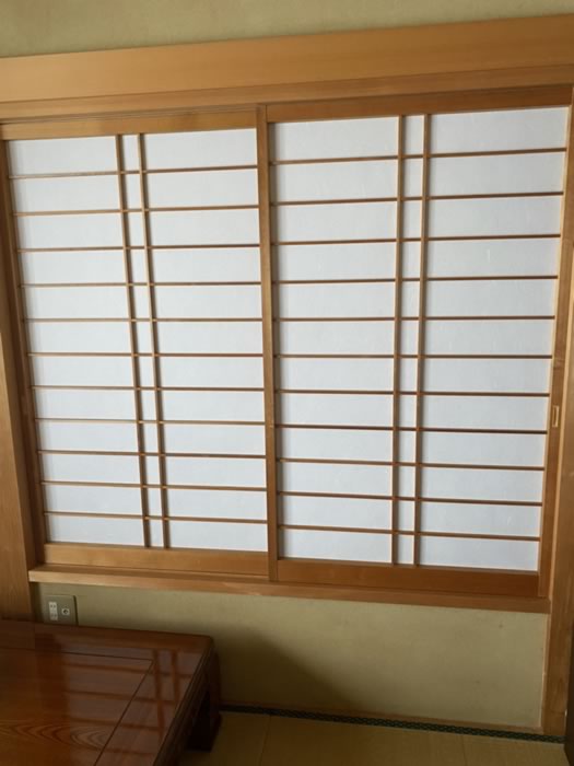 伊丹市のお客様障子の張替え写真