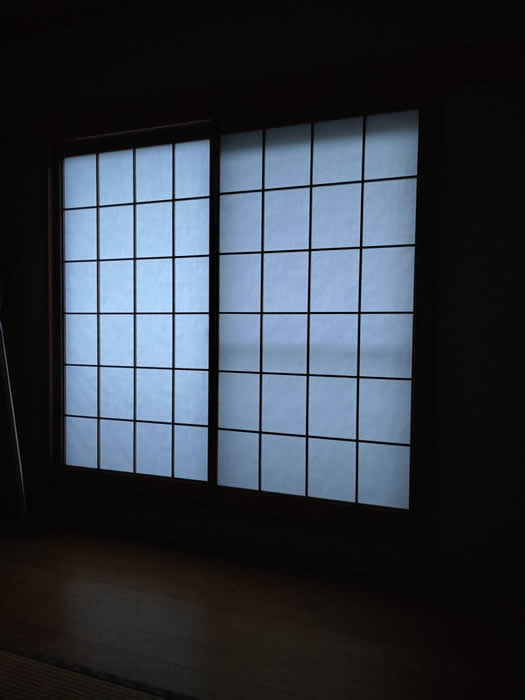 加古郡のお客様障子の張替え写真