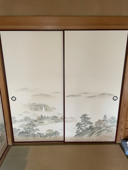 加東市のお客様襖の張替え写真