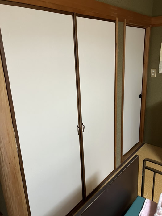 川西市のお客様襖の張替え写真