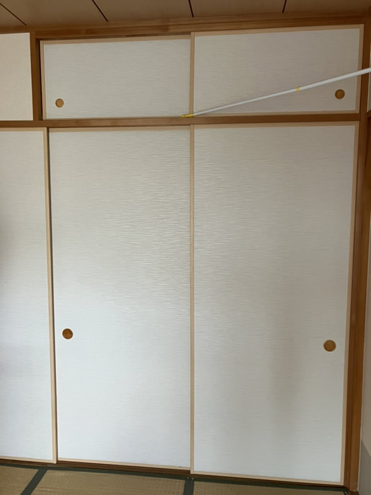 川西市のお客様襖の張替え写真