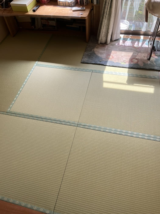 川西市のお客様網戸の張替え写真