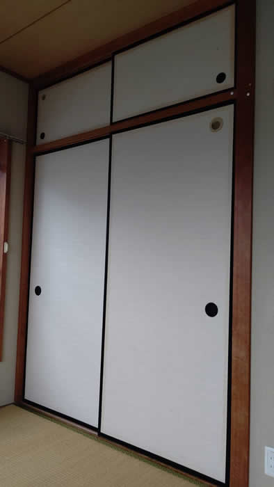 神戸市東灘区のお客様襖の張替え写真