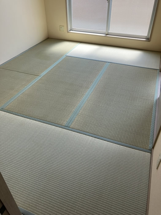 神戸市東灘区のお客様網戸の張替え写真