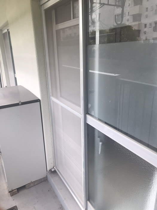 神戸市北区のお客様網戸の張替え写真