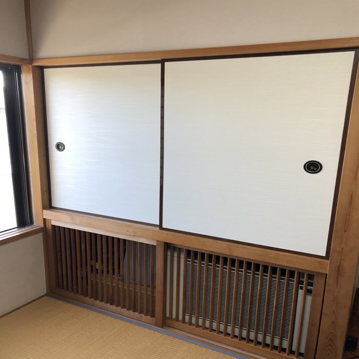 神戸市須磨区のお客様襖の張替え写真