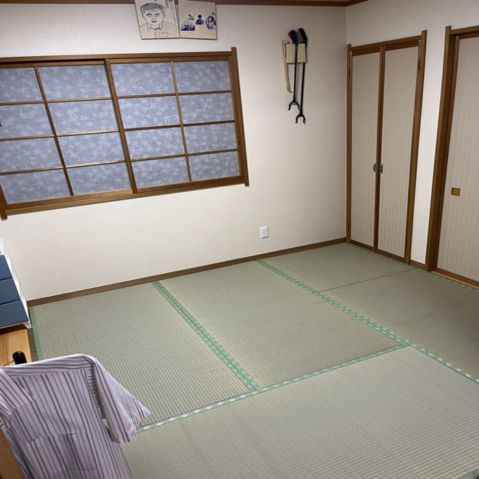 神戸市須磨区のお客様網戸の張替え写真