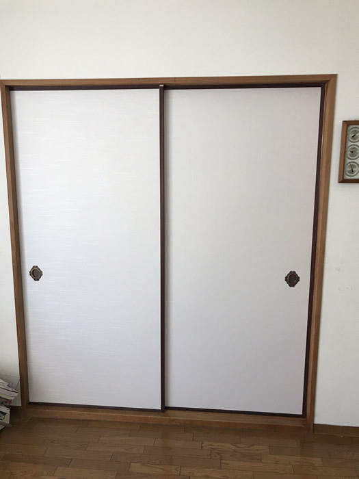 神戸市中央区のお客様襖の張替え写真