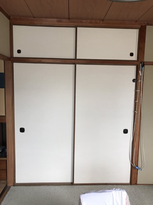 神戸市中央区のお客様襖の張替え写真