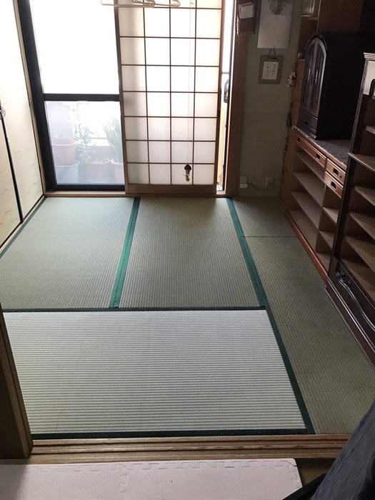 神戸市中央区のお客様網戸の張替え写真