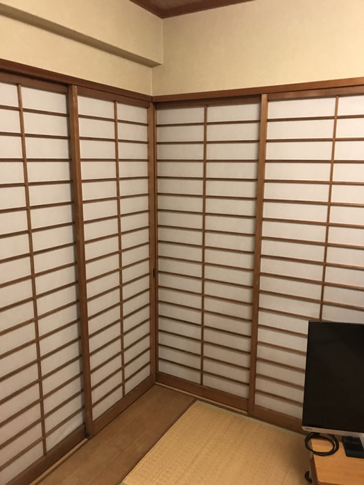 西宮市のお客様障子の張替え写真