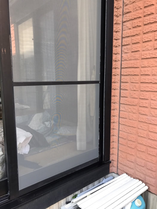 西脇市のお客様網戸の張替え写真