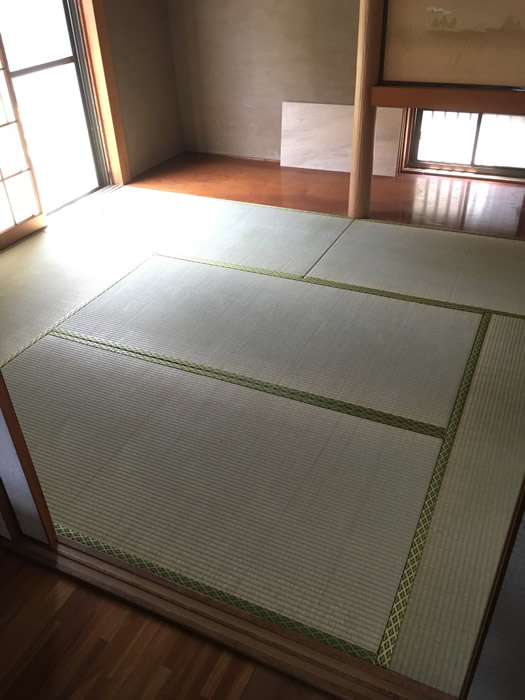 西脇市のお客様網戸の張替え写真