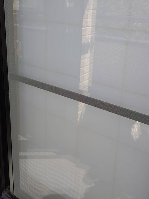 三田市のお客様網戸の張替え写真