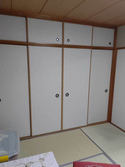 宝塚市のお客様襖の張替え写真