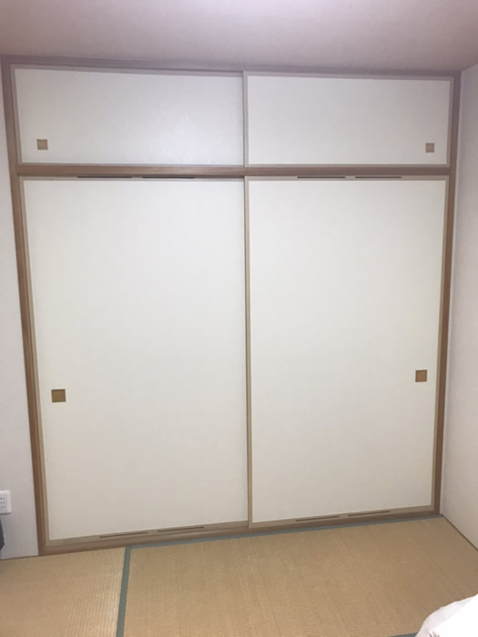 宝塚市のお客様襖の張替え写真