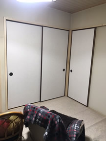 襖紙の張替え実績写真