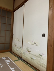 襖紙の張替え実績写真
