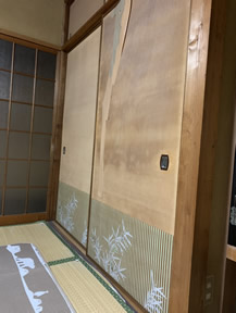 襖紙の張替え実績写真