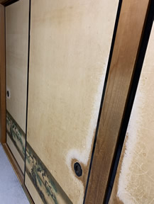 襖紙の張替え実績写真