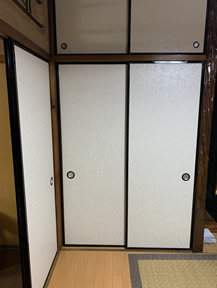 襖紙の張替え実績写真