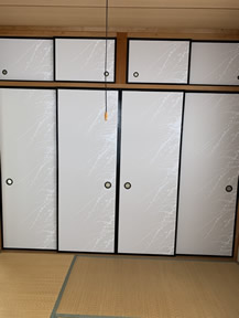 襖紙の張替え実績写真