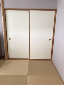 襖紙の張替え実績写真