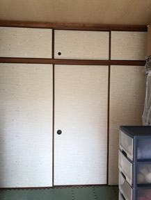 襖紙の張替え実績写真